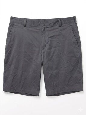 Nike Golf Men's Charcoal Flat-Front Golf Shorts